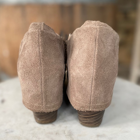 Dr. Scholl’s Suede Wedge Fold Over Bootie - Picture 5 of 12